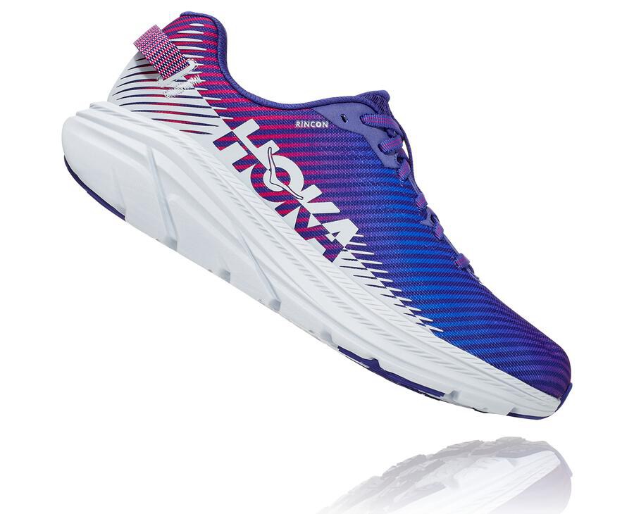 Hoka One One Running Shoes Womens Blue/White - Rincon 2 - 21986ENTA